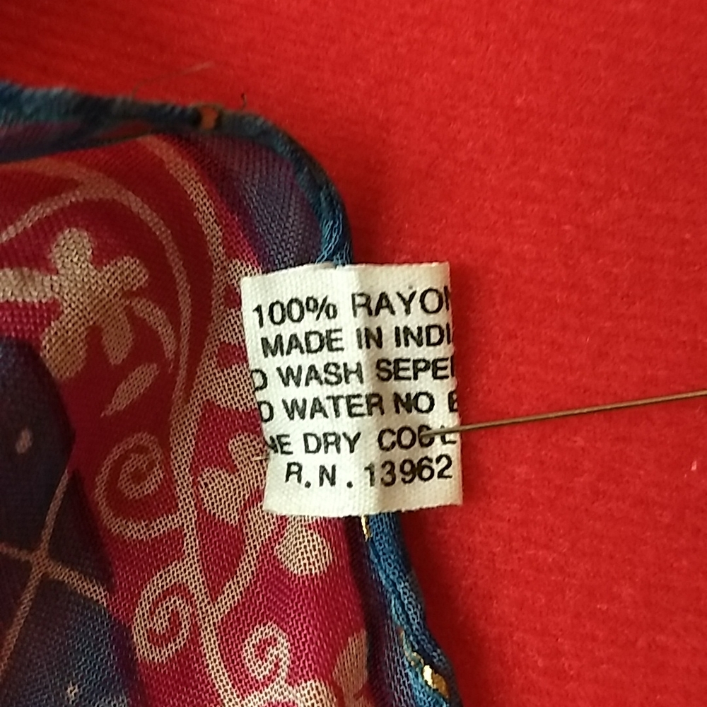 Rayon Scarf - Picture 3 of 3